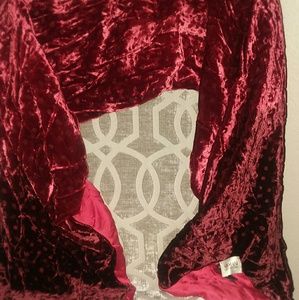 Armani Collezioni red and burgundy ombre wrap